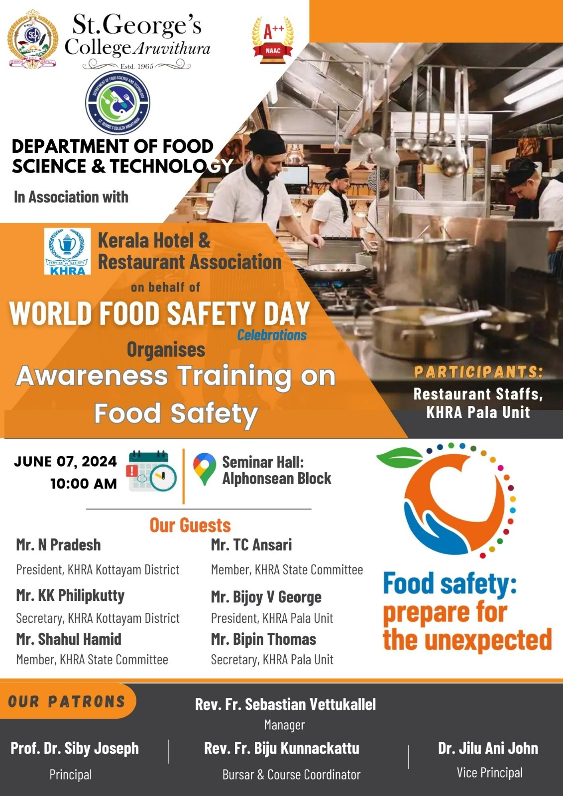 Food Safety Awareness Training Programme